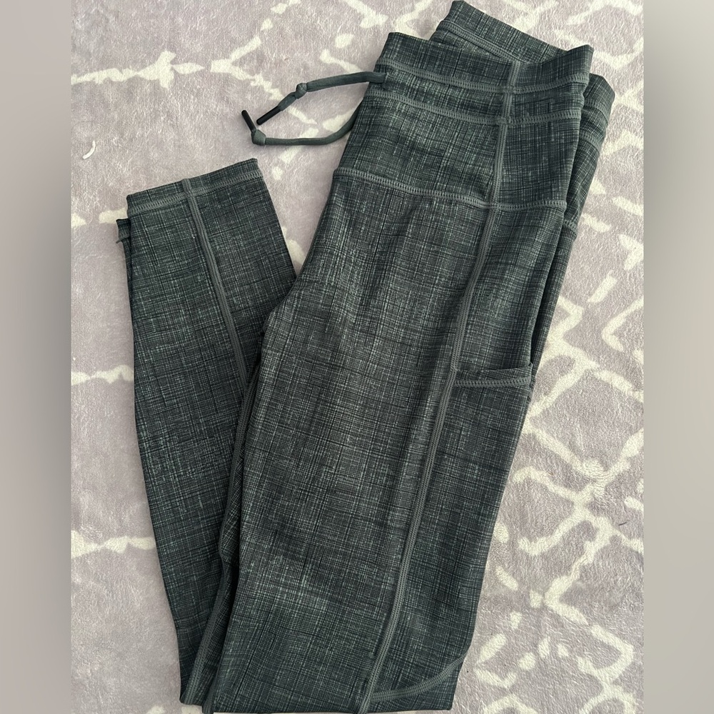 ZYIA Sage Medley draw string Luxe leggings